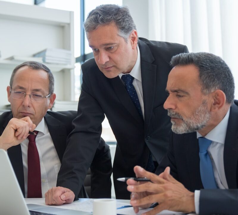 Wrongful death attorney during case evaluation meeting
